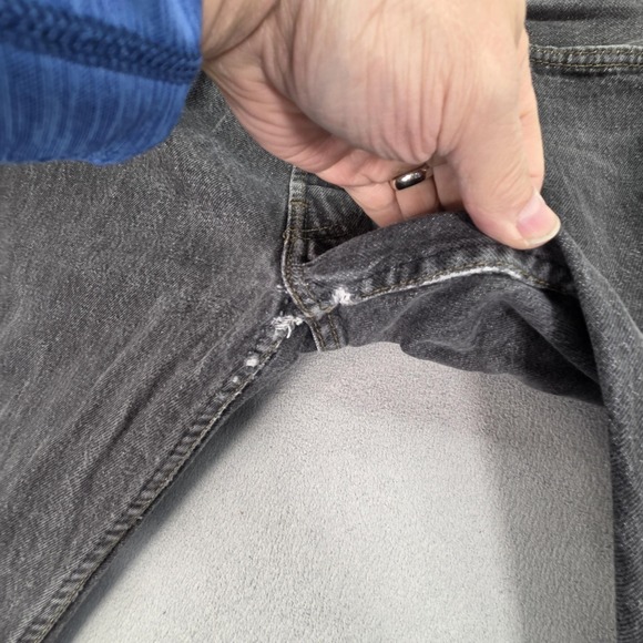 Vintage Levis 501 Jeans Mens Straight Button Fly USA 90s Distressed Fits 30x30 - Picture 8 of 16